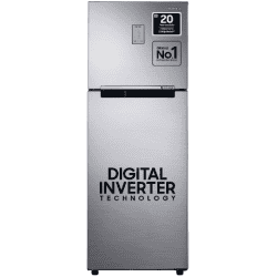 Samsung 256L 3 Star Digital Inverter Frost-Free Double Door Refrigerator | RT30C3433S9/HL | Refined Inox