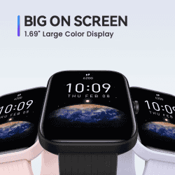 AMAZFIT Bip 3 | 1.69" | Smartwatch | Pink Strap