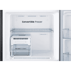 Samsung Digital Inverter Frost-Free Double Door Refrigerator | 236L | 3 Star | Convertible 3 In 1 | Luxe Black | RT28C3733BX/HL