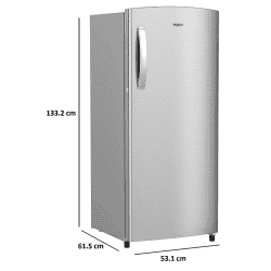 Whirlpool Inverter Single Door Refrigerator | 215 IMPRO PRM 4S INV | 200 L | 4 Star | Cool Illusia
