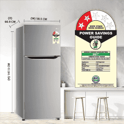 LG  Frost-Free Smart Inverter Double Door Refrigerator | 242 L | 2 Star | Shiny Steel | GL-N292DPZY
