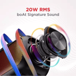 BOAT STONE SYMPHONY | BLUETOOTH SPEAKER | Midnight Black