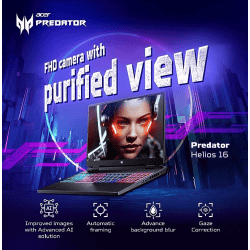 Acer Predator Helios Neo 16 Gaming Laptop | PHN16-71WUXGA | 13th Gen Intel Core i7 Processor | 16 GB/1 TB SSD/Windows 11 Home/NVIDIA/GeForce RTX 4050 | Black