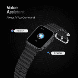 Fire-Boltt Edge AMOLED Bluetooth Calling Smart Watch | 1.78" | Black