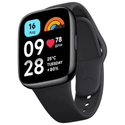 Redmi Watch 3 Active Smartwatch | Bluetooth Calling | 46.4mm | Charcoal Black Strap