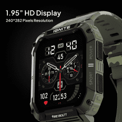 Fire-Boltt Combat Smart Watch | BSW130 | Camo Green