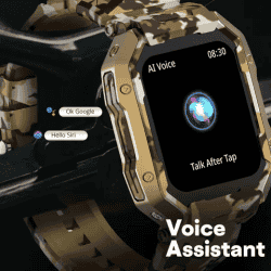 Fire Boltt Cobra Bluetooth Calling Smartwatch | 1.78" | Camo Sand | BSW086