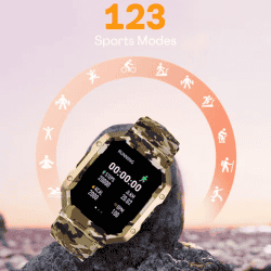 Fire Boltt Cobra Bluetooth Calling Smartwatch | 1.78" | Camo Sand | BSW086