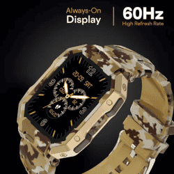 Fire Boltt Cobra Bluetooth Calling Smartwatch | 1.78" | Camo Sand | BSW086