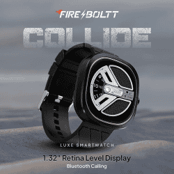 Fire-Boltt Collide Display Smartwatch | 1.32" | Black