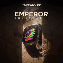 Fire-Boltt Emperor Bluetooth Calling Smartwatch | 1.96" | Black