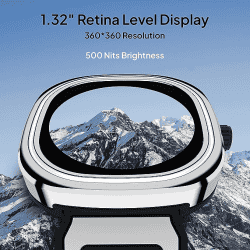 Fire-Boltt Collide Display Smartwatch, Bluetooth Calling | 1.32" | Grey , Black