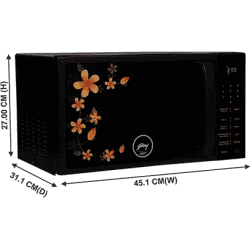 Godrej Grill Microwave Oven | GME 720 GF1 PZ | 20 L | Coral Blossom