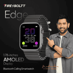 Fire-Boltt Edge AMOLED Bluetooth Calling Smart Watch | 1.78" | Grey