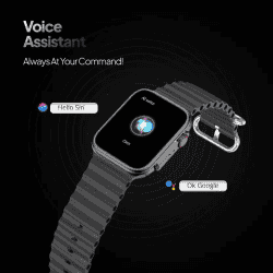 Fire-Boltt Edge AMOLED Bluetooth Calling Smart Watch | 1.78" | Grey