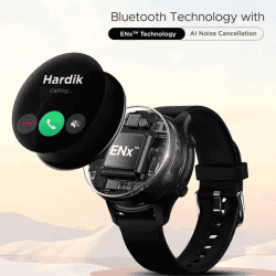 boAt Lunar Connect Plus Smartwatch| 36.32mm | Active Black