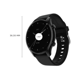 boAt Lunar Connect Plus Smartwatch| 36.32mm | Active Black