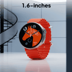 Fire-Boltt Cyclone Smartwatch | 1.6'' | Orange Strap