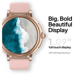 Fire-Boltt Aura Bluetooth Calling Smartwatch | 1.09" | Pink