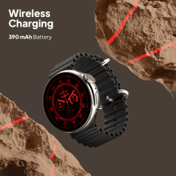 Fire-Boltt Cyclone Smartwatch | 1.6'' | Silver Black | BSW124