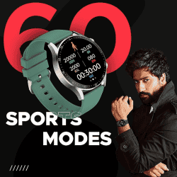 Fire-Boltt Smartwatch Brand Talk 2 Bluetooth Calling Smartwatch | Silver Green