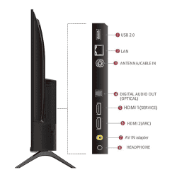 TCL | 32S5403AF | 80 cm (32 inches) | Bezel-Less S Series FHD Smart Android LED TV  | Black