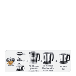 Panasonic Monster Mixer Grinder | 750 Watts | Red AE 475