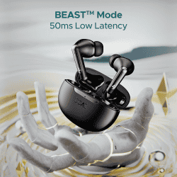 boAt  Airdopes 141 ANC TWS Earbuds with 32 dB ANC | IPX5 | Gunmetal Black