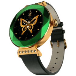 FIRE-BOLTT Emerald Smartwatch with Bluetooth Calling | HD Display | IP68 Water Resistant | Green Strap