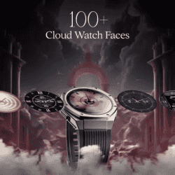 boAt Enigma X600 Smartwatch with Bluetooth Calling | AMOLED Display | IP68 Water Resistant | Jet Black Strap
