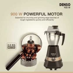 HAVELLS GHFMGEDK090 Denso 900 W Mixer Grinder | 3 Jars