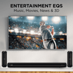 boAt Aavante Bar 3200D Bluetooth Soundbar | Dolby Audio | 350 W | Premium Black