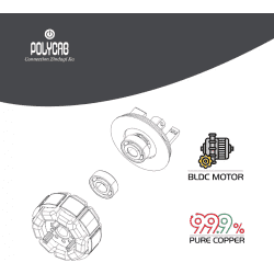 Polycab Airika BLDC 3 Blade Ceiling Fan | 1200 mm | White
