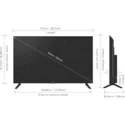 Mi A series | 32 inch| HD Ready LED Smart Google TV | Black