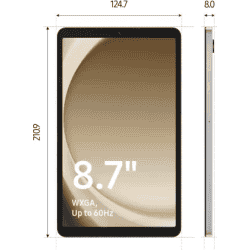 Samsung Galaxy Tab A9 | 4 GB | 64 GB | Wi Fi+4G | Silver | X115