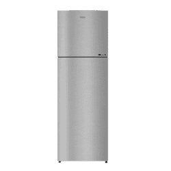Haier 268 Litres 2 Star Frost Free Double Door Convertible Refrigerator with Turbo Icing | HRF-3182BIS-P | Inox Steel