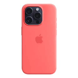 APPLE MT1G3ZM/A I PHONE 15 PRO SILICONE CASE WITH MAGSAFE GUAVA