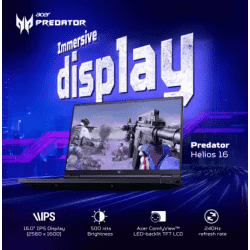Acer | PREDATOR PHN16-71 Ci9-13900HX | 16GB/1024GB SSD | RTX4070-8GB | 16 WQXGA | WIN11 | NH.QJRSI.003| Abyssal Black
