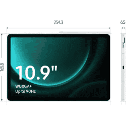 SAMSUNG Galaxy Tab S9 FE 6 GB/128 GB ROM | 10.9 inch with Wi-Fi+5G Tablet | Gray | SM-X516BZAAINU