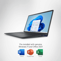 DELL/Inspiron Intel Core i5/11th Gen 1135G7/(8 GB/512 GB SSD/Windows 11 Home)/Inspiron 3511/Thin and Light Laptop/(15.6 inch, Carbon Black, 1.8 kg, With MS Office)