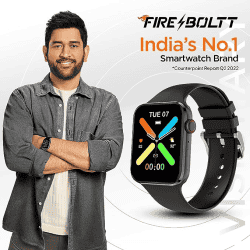 Fire-Boltt Visionary 1.78" AMOLED Bluetooth Calling Smartwatch  | Black
