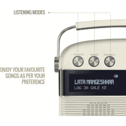 SAREGAMA Carvaan  | Hindi 10 W Bluetooth Home Audio Speaker  | Porcelain White, Stereo Channel