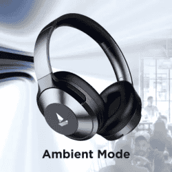 Boat Nirvanaa Headset | Hybrid Active Noise Cancellation | 65H Playback | Gunmetal Grey | 751ANC T