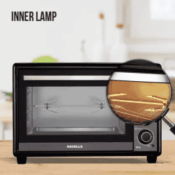 Havells Oven Toaster Grill | 36 L | 1500 W | Black | GHCOTCSK150