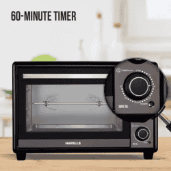 Havells Oven Toaster Grill | 36 L | 1500 W | Black | GHCOTCSK150