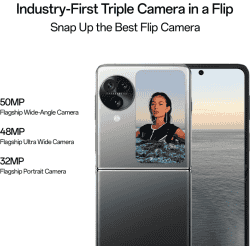 OPPO Find N3 Flip | 256 GB /12 GB RAM | SLEEK BLACK