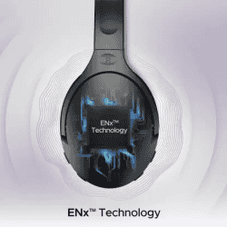 boAt Rockerz 551 ANC Charge Bluetooth Headset | Stellar Black