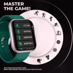CORSECA Snugar Multifunction Calling Smart Watch Smartwatch | Green Strap