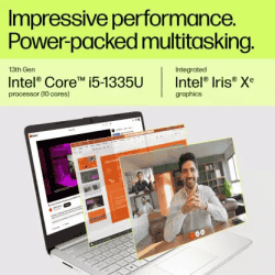 HP 15s | Intel Intel Core i5/13th Gen 1335U/8 GB/512 GB/SSD | 15-fd0011TU | Thin and Light Laptop