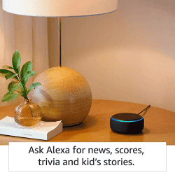 Amazon Echo Dot 3rd Gen Smart Speaker | 3.5 mm | Black